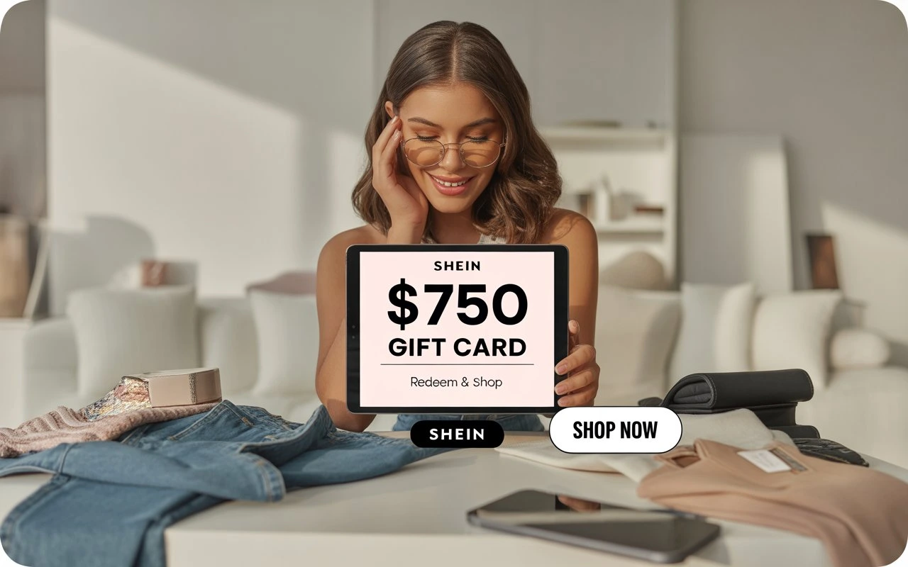 Shein $750 Gift Card Code Generator
